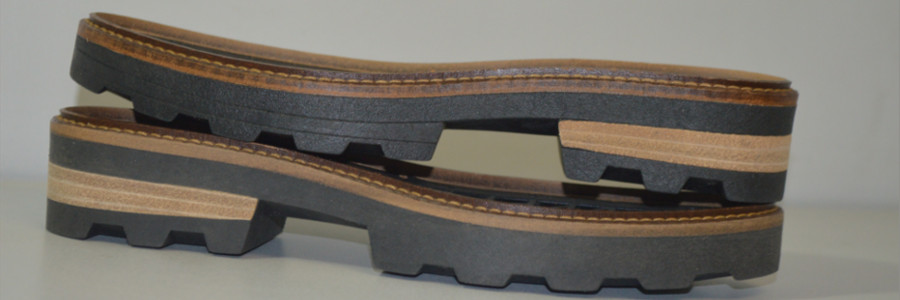 Close-up of sole contouring on the CO-162 machine