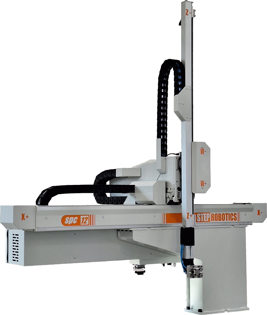 Robot cartesiano SPC in acciaio e alluminio Steprobotics