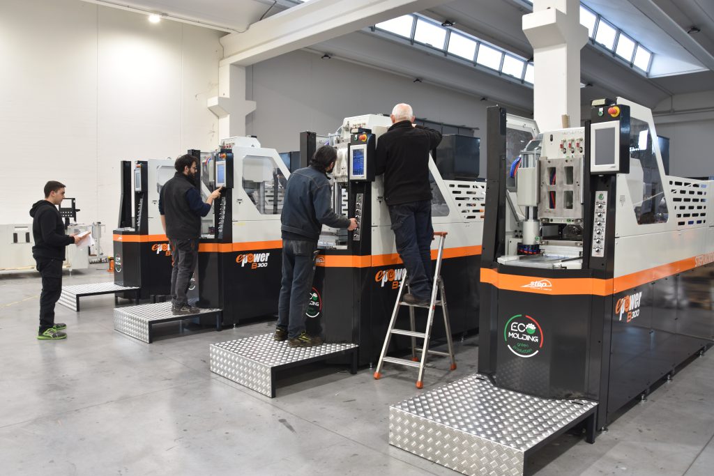 Pressa elettrica E-POWER nello stabilimento STEP di Grottazzolina