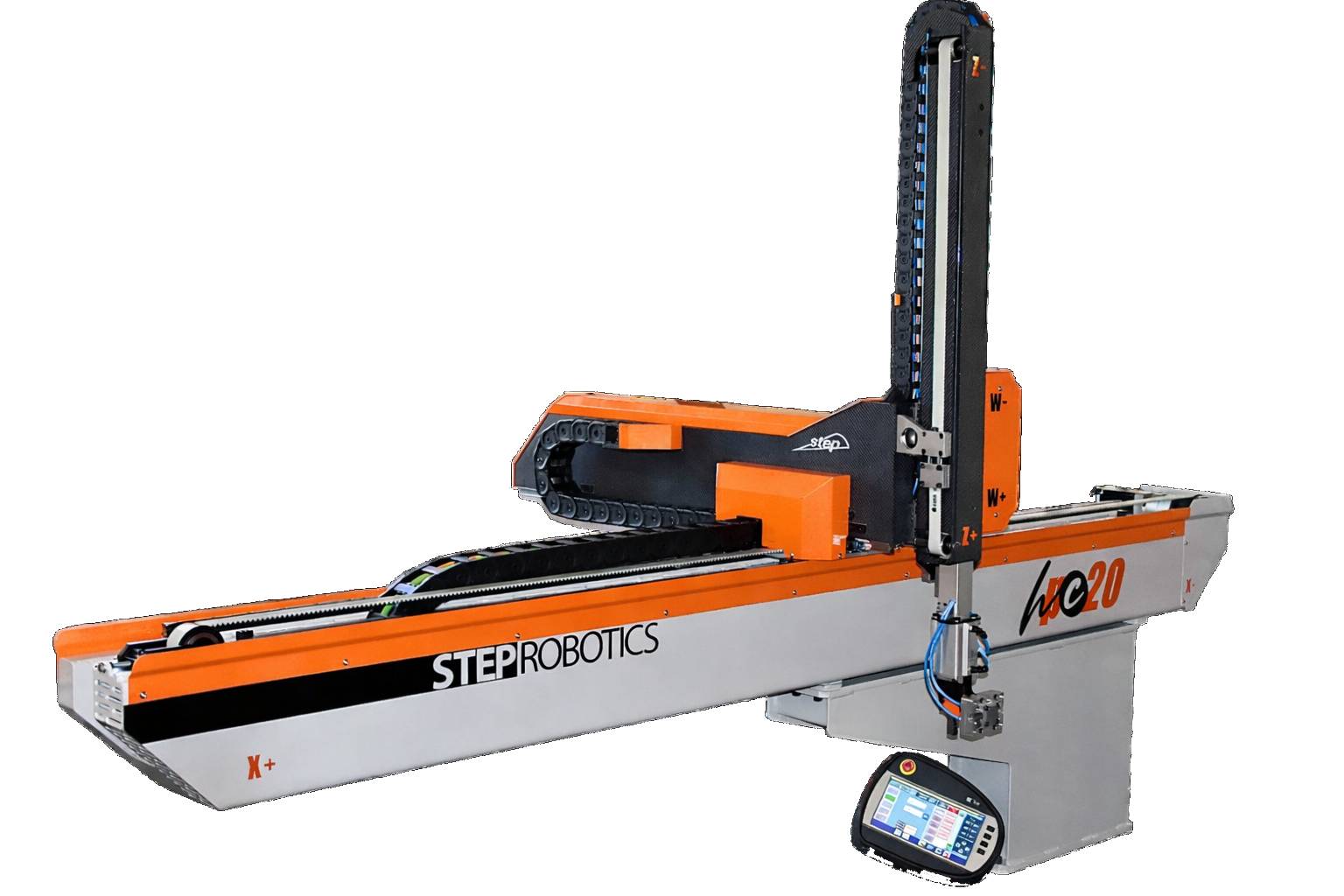 Robot cartesiano HPC Steprobotics per automazione industriale