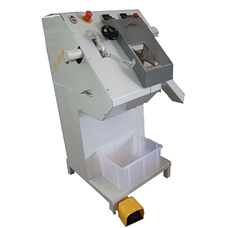 Disassemblatrice semiautomatica DISA-01 Steprobotics per filo diamantato gommato e plastificato